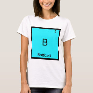 Camiseta B - Tee símbolo de elemento de química divertida