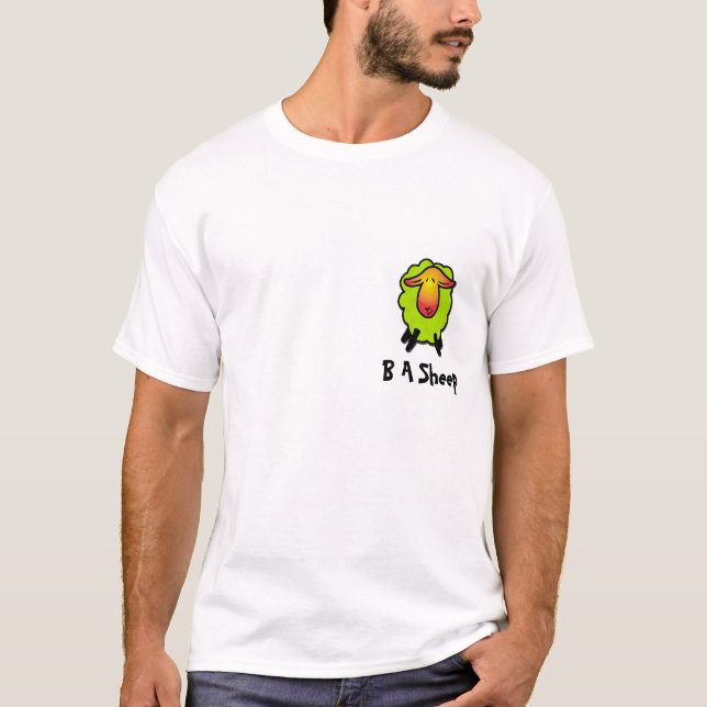 Camiseta ¡B una oveja! (Anverso)