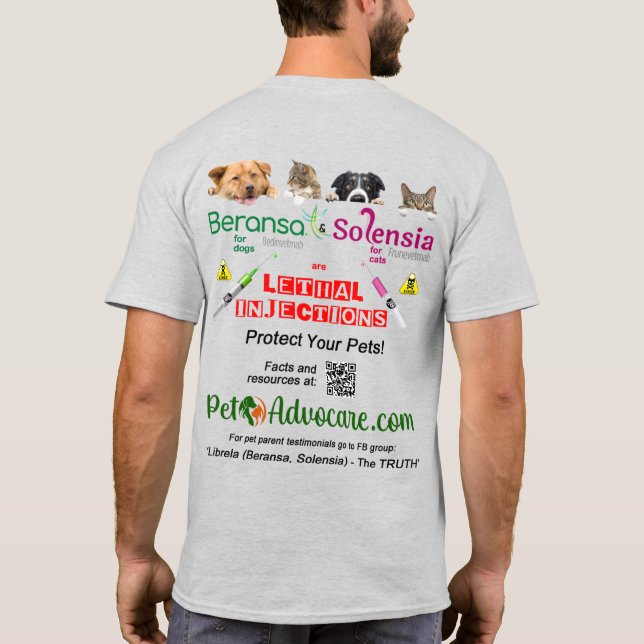 Camiseta B y S son inyecciones letales (Reverso)