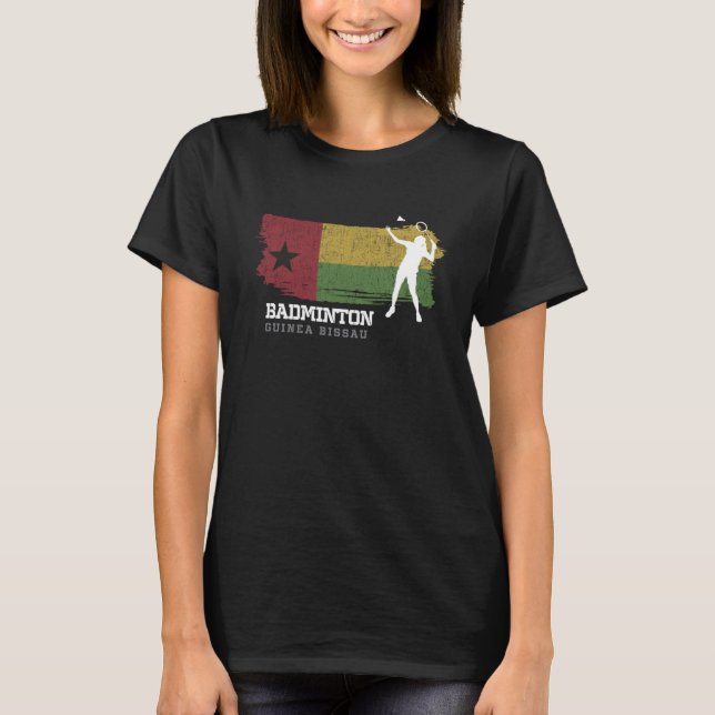 Camiseta Ba de jugadora de juegos para mujeres Badminton Gu (Anverso)