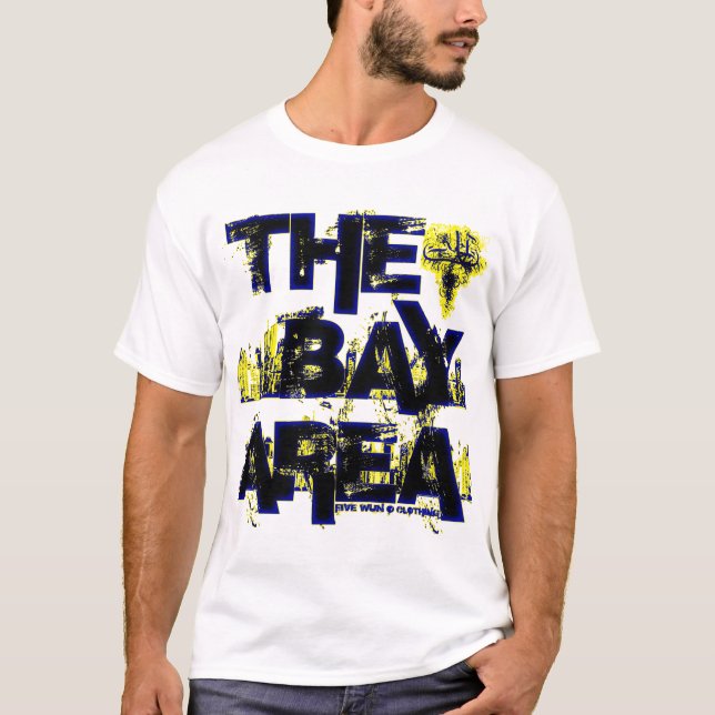Camiseta BA Grunge City (amarillo dorado) (Anverso)
