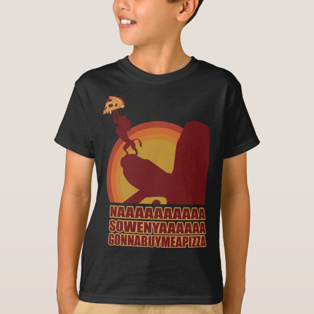 Camiseta Ba Sowenya Me Comprará Un León Pizza King (Anverso)