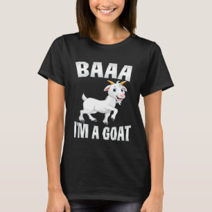 Camiseta Baa Im Una Granja De Animales De Cabra Temió Hallo