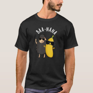 Camiseta Baa-nana Funny Banana Puns Dark BG