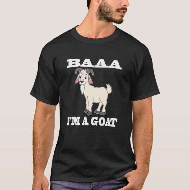 Camiseta Baa, soy un animal disfrazado de cabra, parte dive (Anverso)
