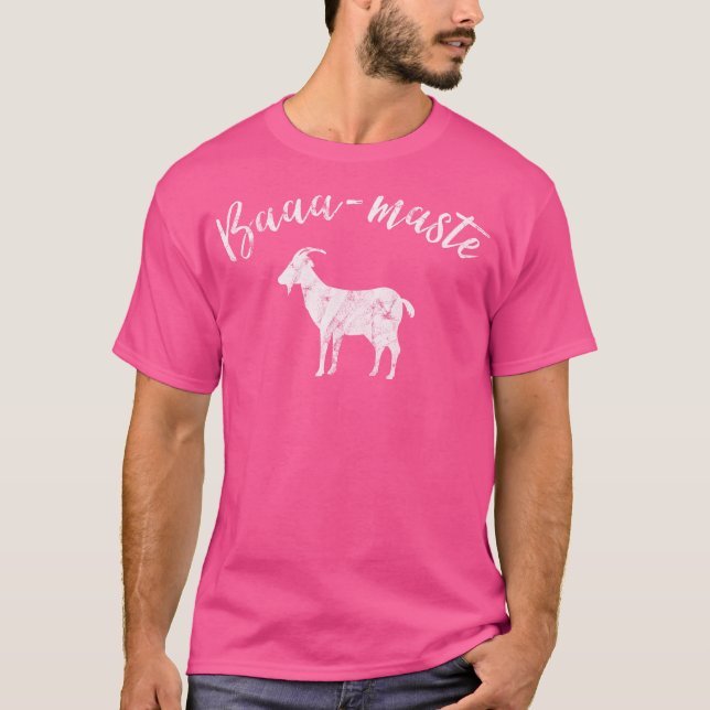 Camiseta Baaa-Maste Goat Yoga (Anverso)