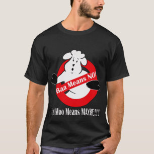 Camiseta ¡Baaa significa NO!