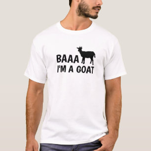Camiseta Baaa Soy un animal de cabra divertido de Fiesta de