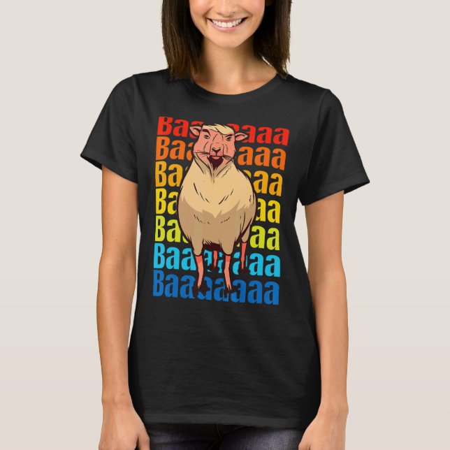 Camiseta Baaa Vintage Sheep (Anverso)
