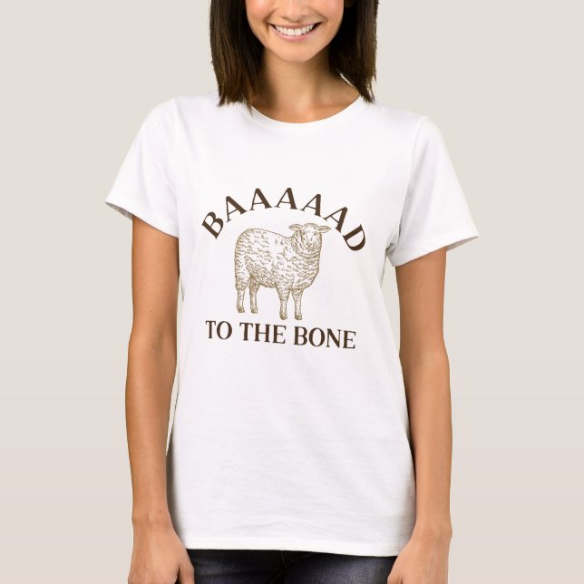 Camiseta Baaaaad Al Hueso (Anverso)