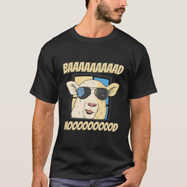 Camiseta Baaaaad Mooood Sheep Shearer (Anverso)