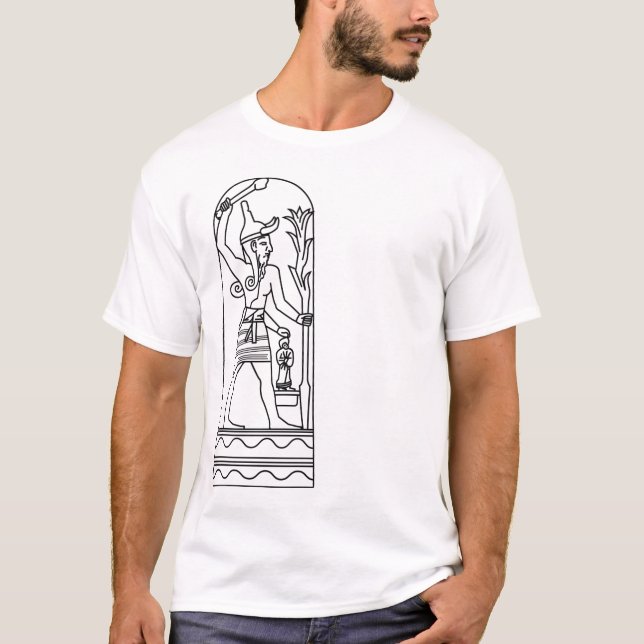 Camiseta Ba'al o Baal - Rey de dioses de Sumerian (Anverso)