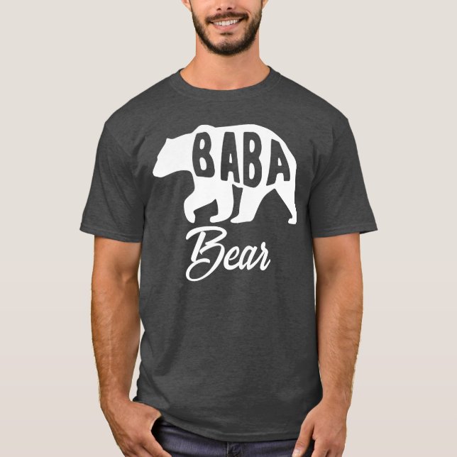 Camiseta Baba Bear Padres Day Gift Idea divertida (Anverso)