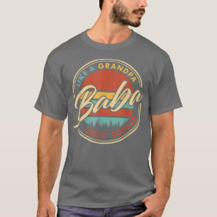 Camiseta Baba Como Un Abuelo Sólo Frío 