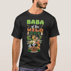 Camiseta Baba de la selva salvaje de Safari Nacida en un zo