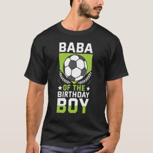 Camiseta Baba Del Equipo Bday Del Jugador De Fútbol De Birt