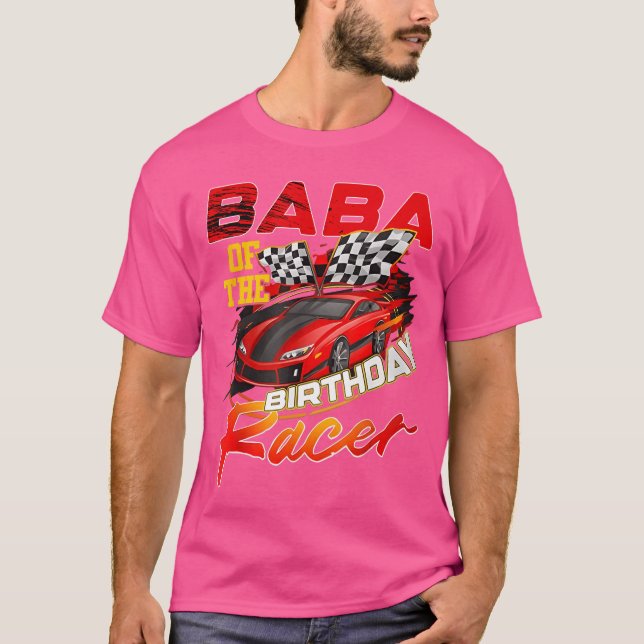 Camiseta Baba Del Partido Familiar Fiesta De Raza De Cumple (Anverso)