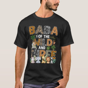 Camiseta Baba Del Salvaje Tres Zoológico 3er Cumpleaños Saf