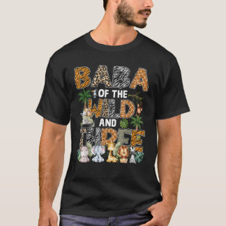 Camiseta Baba Del Salvaje Tres Zoológico 3er Cumpleaños Saf
