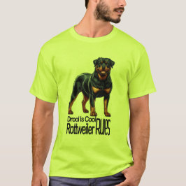 Camiseta Baba Es Genial – Reglas del Rottweiler