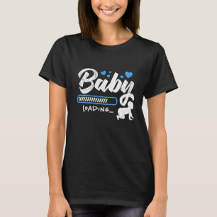 Camiseta Babay Cargando Embarazo Esperante Mamá Premium