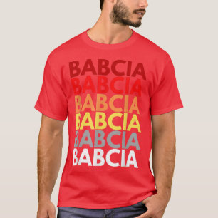 Camiseta Babcia Abuela en polaco Babcia abuelo