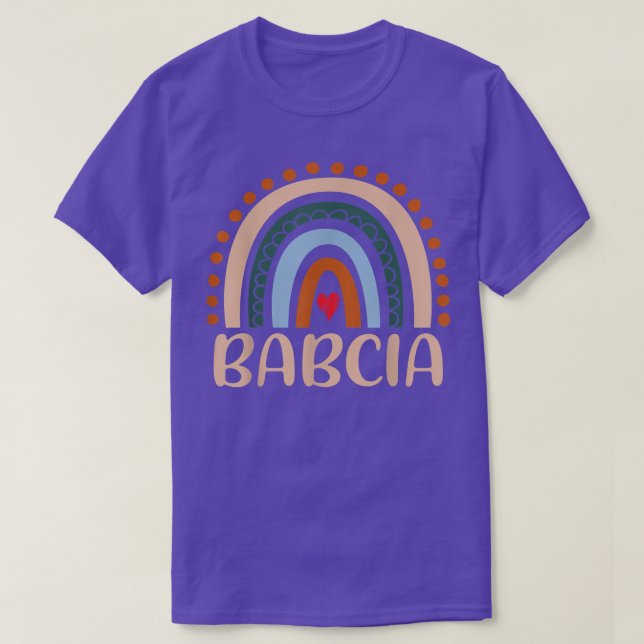 Camiseta Babcia Nieta arcoiris linda Día de la Madre Funny  (Diseño del anverso)