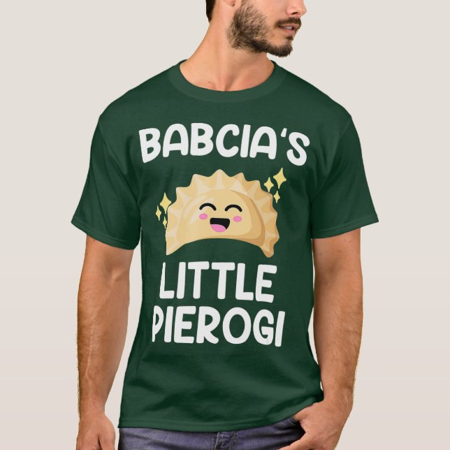 Camiseta babcia pequeño pierogi polish Pierogi (Anverso)