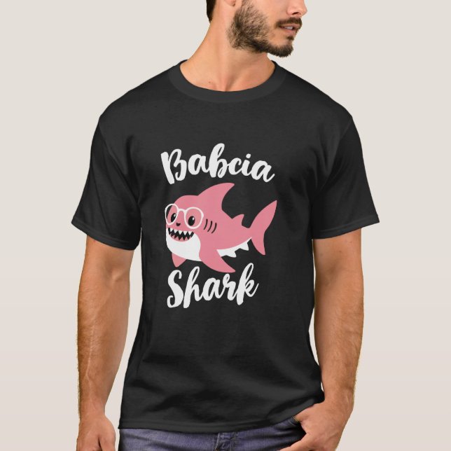 Camiseta Babcia Shark Mother's Day Grandma Funny (Anverso)
