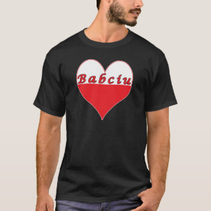 Camiseta Babciu Corazón polaco