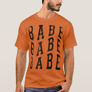 Camiseta Babe 3 Novia Vintage Dama de Honor Fiesta de Despe