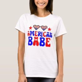 Camiseta Babe americano 4 de julio