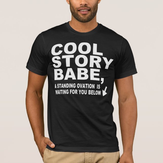 CAMISETA BABE DE HISTORIA FRÍA, OVACIÓN DE PIE (Anverso)