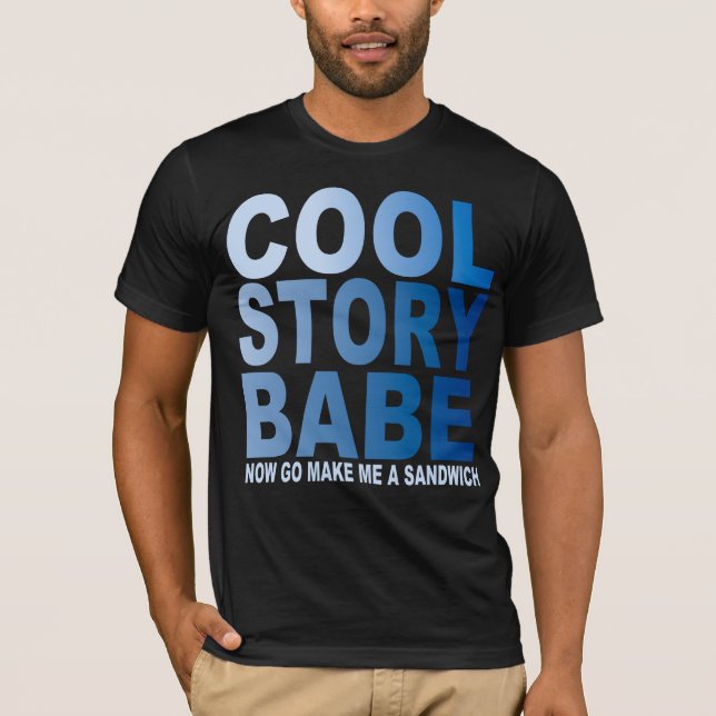 CAMISETA BABE DE HISTORIA FRÍA, SANDWICH (Anverso)