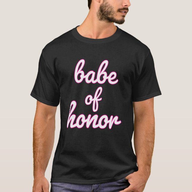 Camiseta Babe De Honor Fiesta De Despedida De Soltera Grupo (Anverso)
