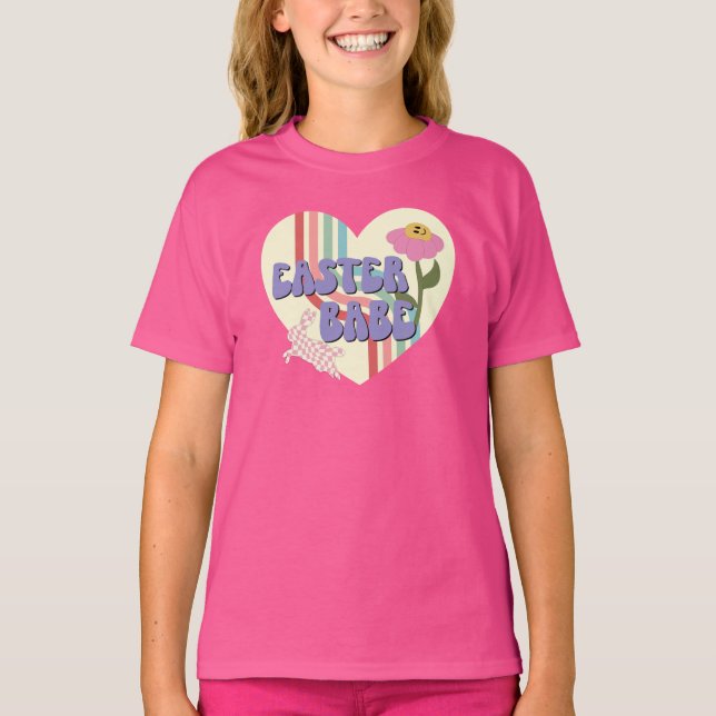 Camiseta Babe de Pascua Feliz Pascua (Anverso)