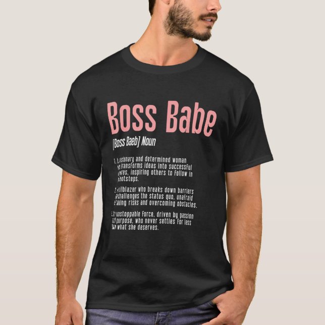 Camiseta Babe Girl Lady CEO Boss (Anverso)