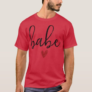 Camiseta Babe Heart Vintage Bride Bride Bridesmaid Bachelor