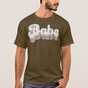 Camiseta Babe Retro Bride Cute Bridesmaid Bachelorette Part