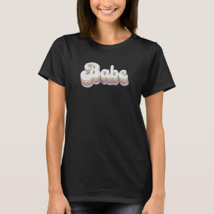 Camiseta Babe Retro Novia Cute Noviaria Bachelorette