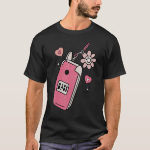 Camiseta Babe Smart Phone Groovy Retro Feliz Día de San Val