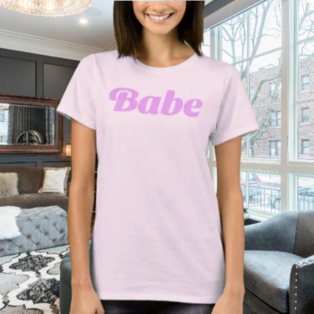 Camiseta BABE Statement Shirt – Soft Confidence, Bold Energ (Subido por el creador)