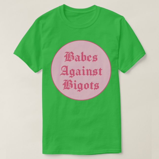 Camiseta Babes contra los intolerantes BLM (Diseño del anverso)