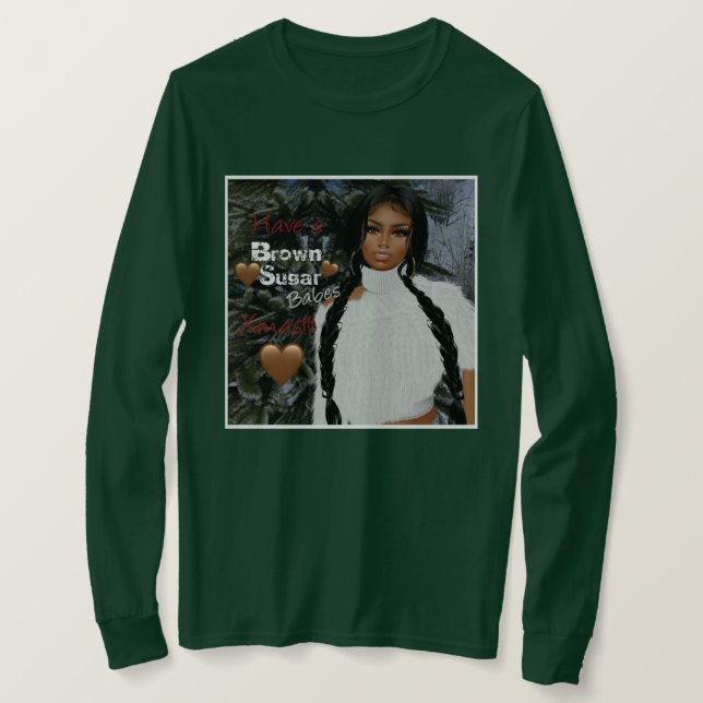 Camiseta Babes de azúcar marrón 5 (Anverso del diseño)