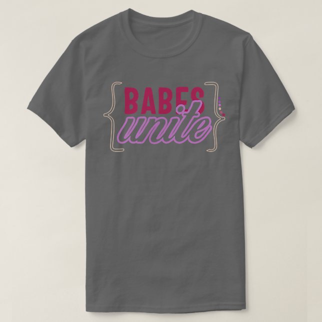 Camiseta Babes Feministas Unen El Empoderamiento De Las Muj (Diseño del anverso)