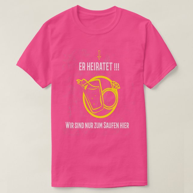 Camiseta BabJGA fiesta de solteros pubs tour (Diseño del anverso)