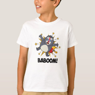 Camiseta Baboom Funny Explosionando Baboon Pun