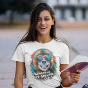Camiseta Baboon Bonanza Tee: Ape-solutly Guay Statement We