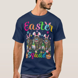 Camiseta Baboon Bunny Ear Funny Easter Squad Happy E