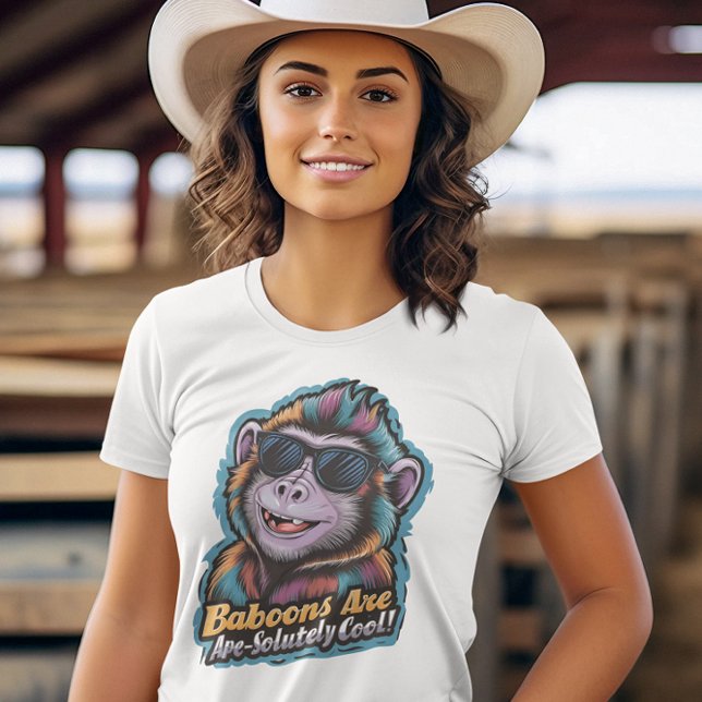 Camiseta Baboon de moda: sombras y swag (Subido por el creador)